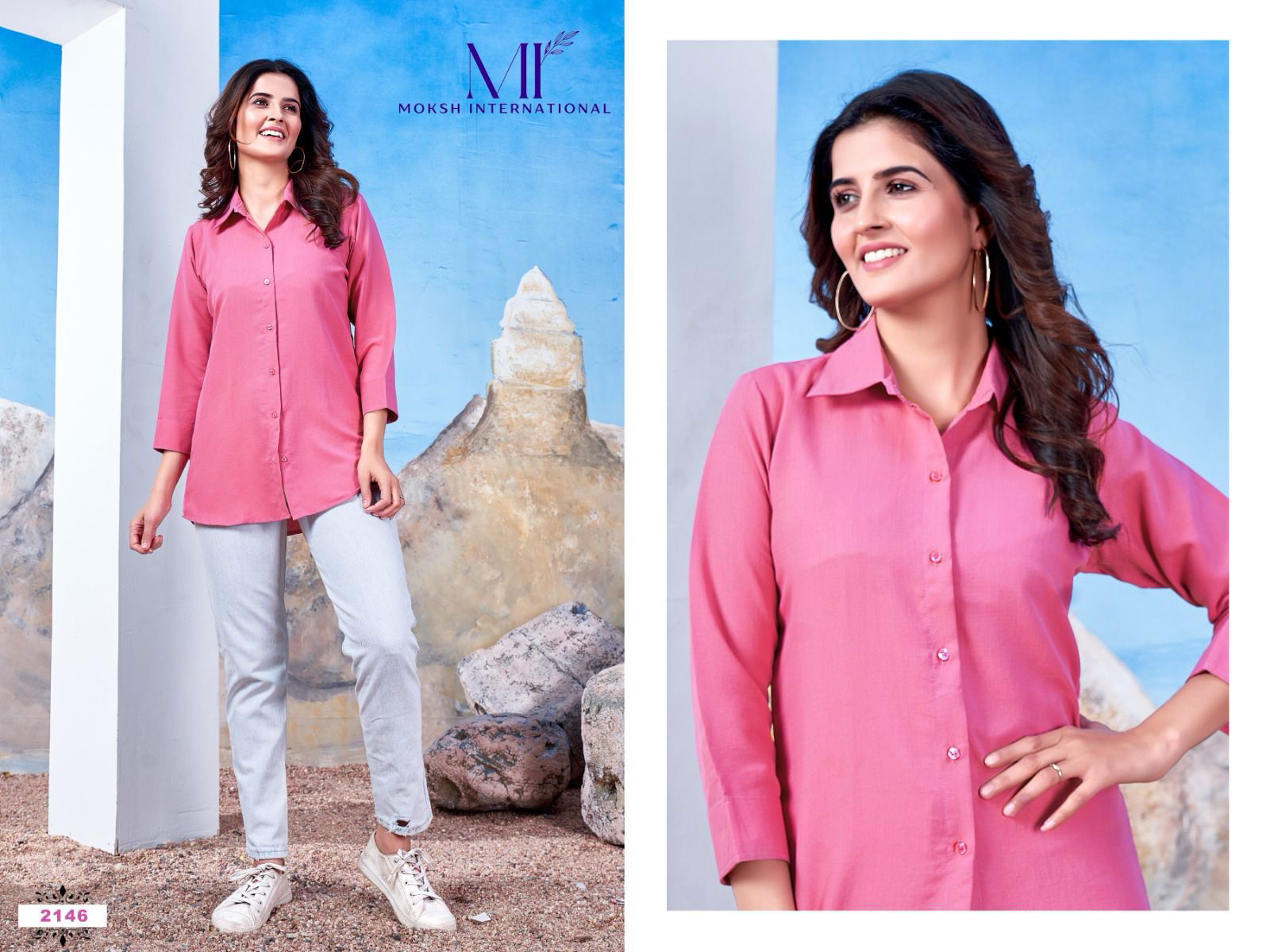 Shirt Vol - 2 By Moksh International Cotton Top Wholesalers In Delhi